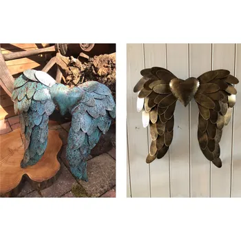 Obraz Závěsná dekorace Andělská křídla Barva: 38x40cm zlatá