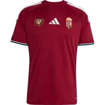 Pánský domácí fotbalový dres Adidas Maďarsko 2026 bordó