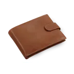 Arwel Pánská kožená peněženka se zápinkou - česká výroba; tmavě hnědá 2