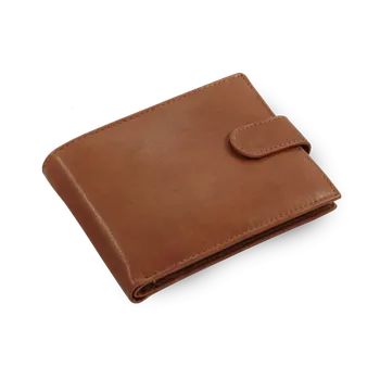 Peněženka Arwel Pánská kožená peněženka se zápinkou - česká výroba; tmavě hnědá 2