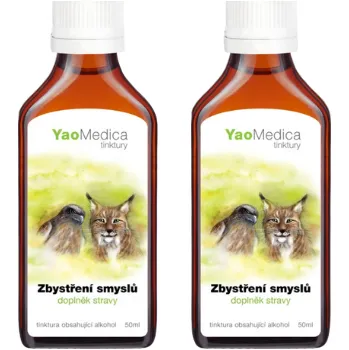 2x YaoMedica Zbystření smyslů 100 ml (Maximální síla a účinnost)
