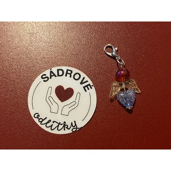 HandMade by VeJa Přívěšek - andílek pro štěstí/radost č.275