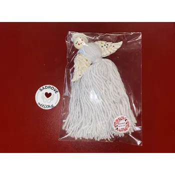 Vánoční dekorace HandMade by JaJa Anděl/andělka se sádrovými křídly č.8