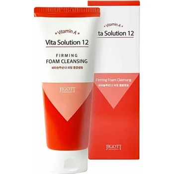 Jigott Vita Solution 12 Firming Cleansing Foam – Zpevňující čisticí pěna 180 ml