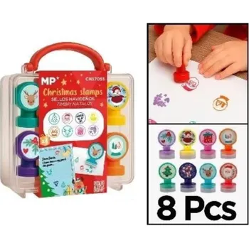 Dětské razítko PKstar Vánoční razítka – sada 8 ks