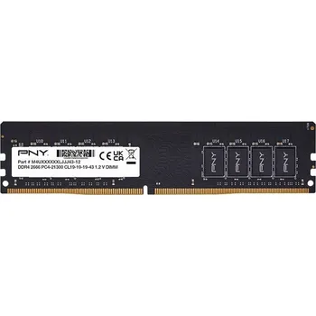 Operační paměť PNY Paměť pro PC 8GB DDR4 2666MHz DIMM MD8GSD42666-SB