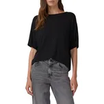 s.Oliver dámské triko s kaminky 2175536 9999 Černá 38