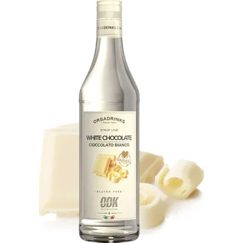 Sirup ODK Sirup Bílá čokoláda - White chocolate 750 ml