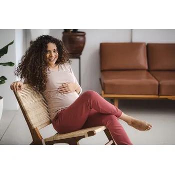 Těhotenské a kojící tričko Milk Shirt milk & love béžová Béžová XL