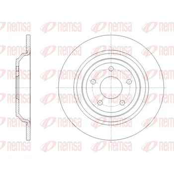 Brzdový kotouč Brzdový kotouč REMSA 62095.00