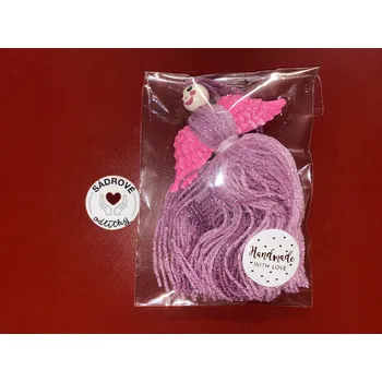 Vánoční dekorace HandMade by JaJa Anděl/andělka se sádrovými křídly č.10