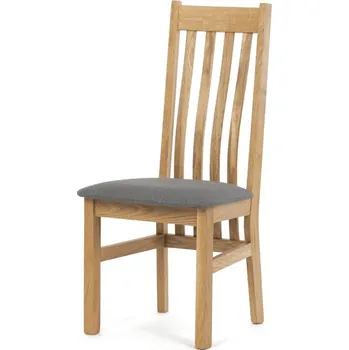 Jídelní židle Autronic Jídelní židle, přírodní, masiv, C-2100 GREY2