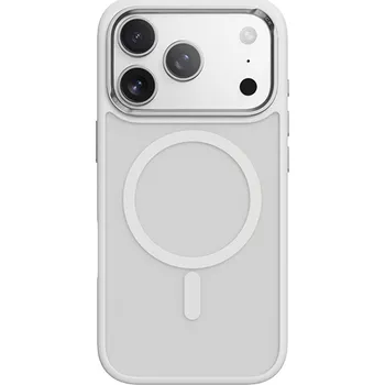 Pouzdro na mobilní telefon Zadní kryt Rock Guard Touch Matte Series Magnetic pro iPhone 17 Pro white (kovový rám čoček)