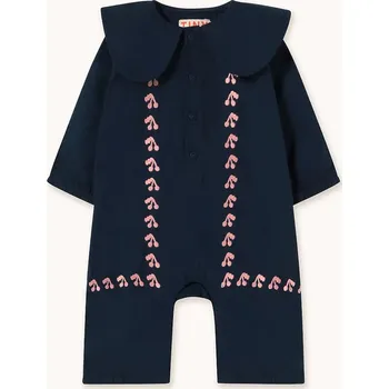 Kojenecký overall Kojenecký overal Tinycottons MINI CHERRIES ONE-PIECE tmavomodrá barva, AW25-408 AW25.408 59X, vel. 74