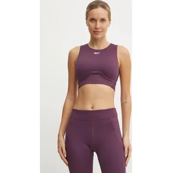 Tréninkový top Reebok Contour Crop 100206429 fialová 49X, vel. L
