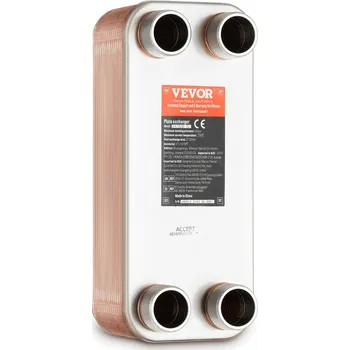 Auto-moto Vevor Pájený deskový výměník tepla 5"×12" 30 desek měď/316L nerez