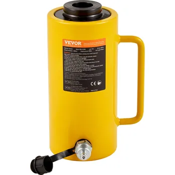zvedák Vevor Hydraulický dutý zvedací válec 30Ton zdvih 10.2 cm nosnost 29937.1 kg