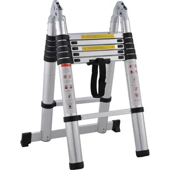 Žebřík Euronaradi Štafle / žebřík teleskopické GA-TZ12, 1,9 / 3,8 m, hliníkové, G21