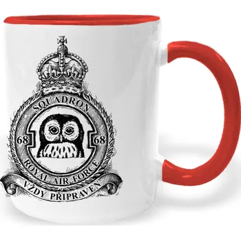 Hrnek - No. 68 Squadron RAF - 68. noční stíhací peruť Barva: Červená
