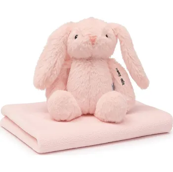 plyšák Dárková sada plyšák a župánek Baby Mix plyšový králíček Barva: Hnědá, Velikost: 0- 12 m