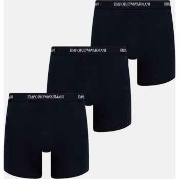 Pánské spodní prádlo Boxerky Emporio Armani Underwear 3-pack EM000259.AF14132 námořnická modř 59X, vel. M
