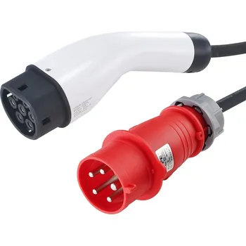 Nabíjecí stanice pro elektromobil Vevor Přenosná nabíječka ev typ 2 32A 7.36 kW/22 kW 7.5 m kabel ip66