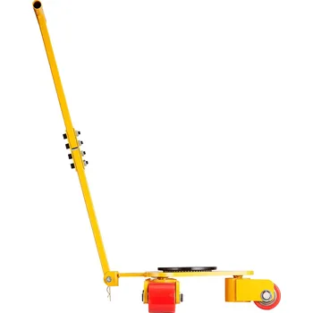 Autodoplněk Vevor Podložka pro přesun strojů 6614 LBS/3T, ocel, 3 PU otočná kolečka