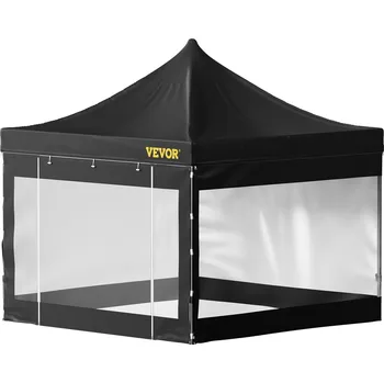 Zahradní stan Vevor Rozkládací altán 304.8×304.8 cm, odnímatelné bočnice, voděodolný