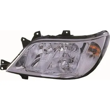 Přední světlomet DEPO Levý světlomet H7+H7+H3 S MLHOVKOU