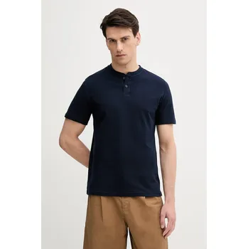 Pánské tričko Bavlněné tričko United Colors of Benetton pánské, tmavomodrá barva, 3RL3U10AS 59X, vel. S