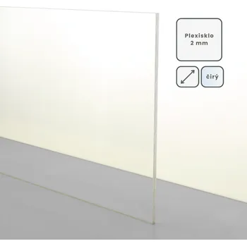 Plexisklo Plexisklo 2mm Rozměr desky: 2050x1520mm