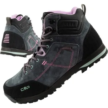 Dámská sportovní obuv CMP Alcor dámské trekové boty kožené odolné nepromokavé kotníkové boty šedé dámské 37