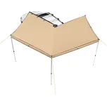 Vevor Boční markýza 270° pro auto, výška 8.2', PU3000mm, UV50+, s pouzdrem