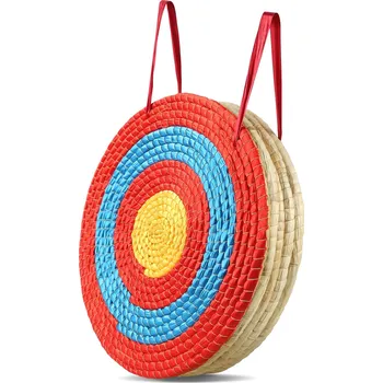 Lukostřelba Vevor Lukostřelecký terč 5 vrstev 51 cm slaměný kruhový ručně vyrobený