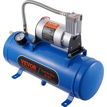 Kompresor Vevor Kompresor 12V s nádrží 1.6 Gallon/6 L, 120 psi pro trouby a pneumatik