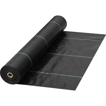 Geotextilie Vevor Geotextilie proti plevelu 5.8oz 3ft×300ft černá tkaná pro zahradu
