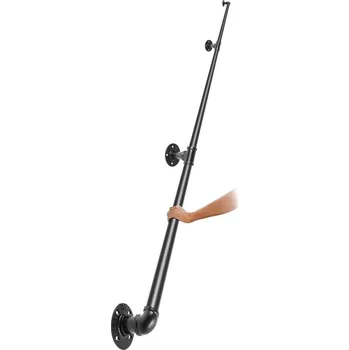 Zábradlí Vevor Zábradlí na schody z ocelové trubky 243.8 cm, nosnost 199.6 kg