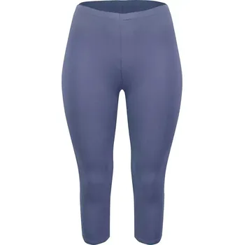 Dámské legíny Klasické bezešvé legíny 3/4 plus size 7XL