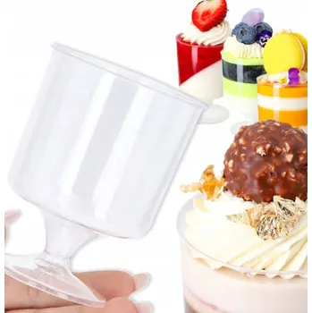 Jednorázové nádobí Jednorázové kelímky Wimex průhledné plastové 200 ml, 10 ks