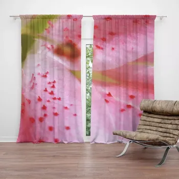 Závěs Sablio Závěs Květ lilie: 2ks 140x250cm