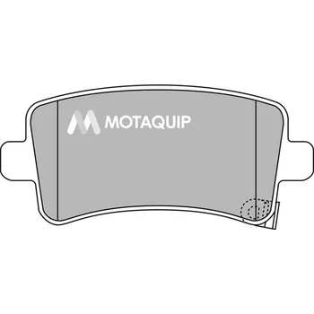 Brzdová destička Sada brzdových destiček, vždy 4 kusy v sadě MOTAQUIP LVXL1408