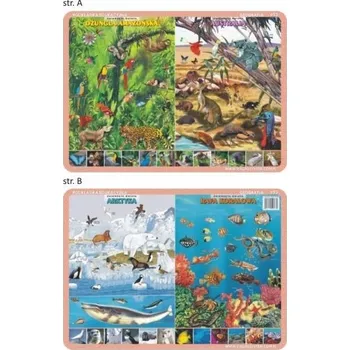 Psací stůl Podložka na psací stůl PODLOŽKA pro děti – Zvířata Amazonie AMAZONIA