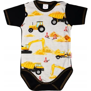 Kojenecký body Body s krátkým rukávem, zdobené digitálním potiskem 68 KLEKLE