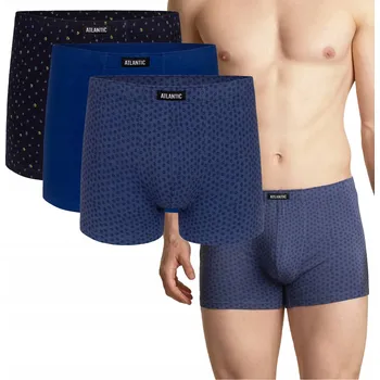 Boxerky Pánské boxerky přiléhavé prodyšné netlačící 3MH-025 Atlantic *XXL