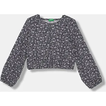 Dámské oblečení Dětská halenka United Colors of Benetton 5T2ECQ04H.G.seasonal námořnická modř 59X, vel. 150