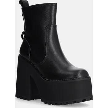 Dámské kozačky Nízké kozačky Buffalo Killah Zip Boot Mid dámské, černá barva, na podpatku, 1622374-BLK 1622374.BLK 99X, EUR 40