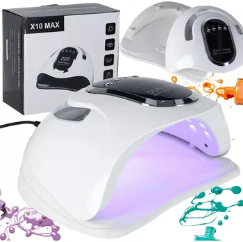 UV lampa na nehty KIK KX2979 Duální UV/LED lampa na nehty SUN X5 150 W MAX s LCD displejem