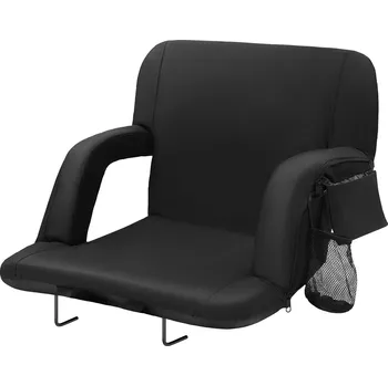 Vevor Dvojitá vyhřívaná sedadla na tribunu s opěrkou, 3 stupně (2 ks)