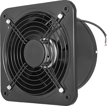 Průmyslový ventilátor Vevor Axiální odsávací ventilátor 250 mm (10") kovový a průmyslový