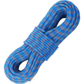 Lano Vevor Lezecké dynamické lano 10.2mm 70M, 25KN, s ocelovými karabinami